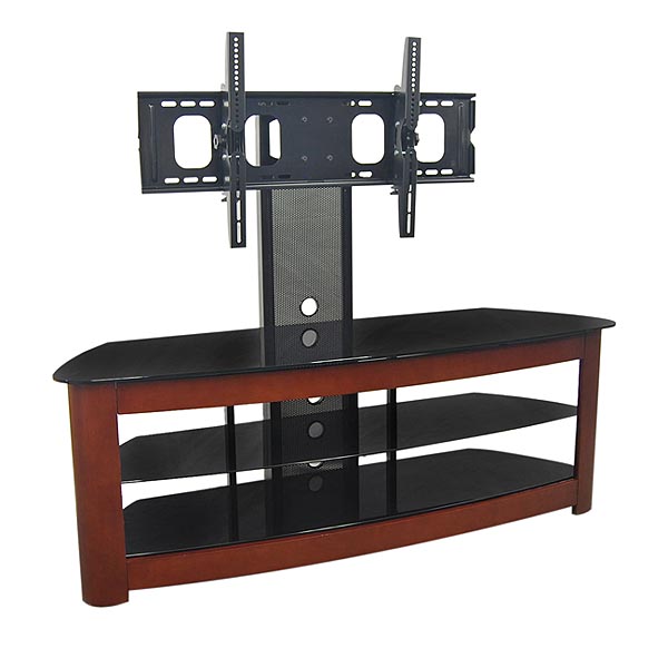 Walker Edison 60 Inch Regal Wood TV Stand with Mount image