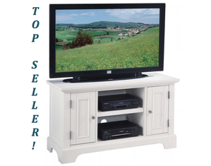 Home Styles Furniture Naples TV Stand in White Finish - Free Shipping! (88-5530-09)