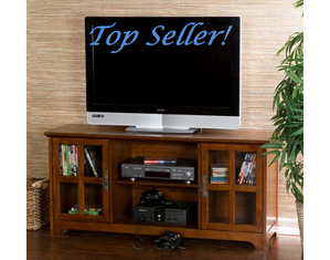 SEI Remington Mission Oak TV Stand - FREE Shipping! (MS9907)