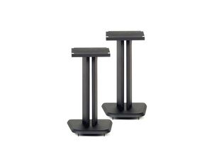 Wood Technology WC Series Black Satin 17.5 Inch Pair of Speaker Stands (WC-17.5)