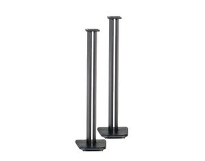 Wood Technology WC Series Black Satin 41.5 Inch Pair of Speaker Stands (WC-41.5)