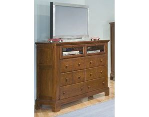 American Woodcrafters Bradford Entertainment Dresser