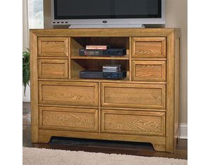 American Woodcrafters Casual Home Entertainment Dresser