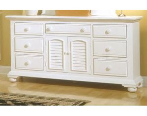 American Woodcrafters Cottage Traditions Triple Dresser 6510-272