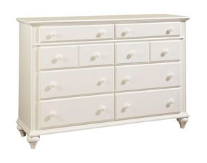 Broyhill Hayden Place Drawer Dresser in Linen White Painted Finish