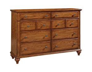 Broyhill Hayden Place Drawer Dresser in Warm Golden Oak Finish