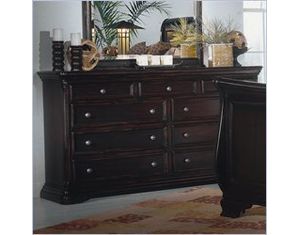 Magnussen Reflections Wood Triple Dresser