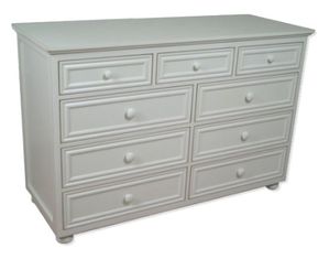 Relics Furniture Beadboard 9 Drawer Dresser