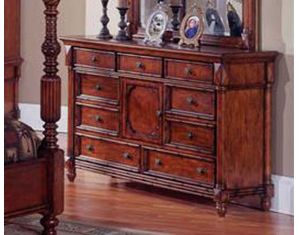 South Sea Rattan Island Retreat Triple Dresser