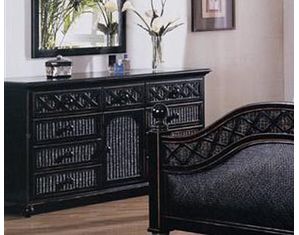 South Sea Rattan Meadow Lane Triple Dresser