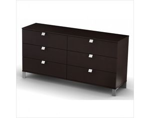 South Shore Cakao Dresser in Endless Chocolate