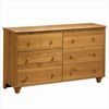 South Shore Double Dresser Golden Oak - Fast FREE FedEx Shipping!