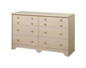 South Shore Double Dresser Natural Maple - Fast FREE FedEx Shipping!