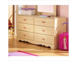 South Shore Lily Rose Dresser in Romantic Pine