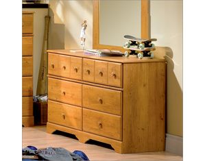 South Shore Little Treasures Dresser in Country Pine