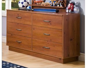 South Shore Logik Dresser in Sunny Pine