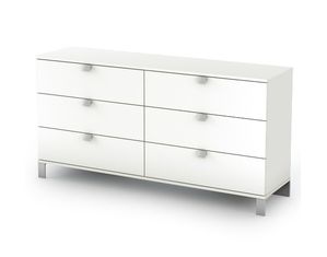 South Shore Sparkling Dresser in Pure White