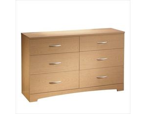 South Shore Step One Dresser in Natural Maple