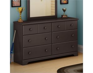 South Shore Summer Breeze Dresser in Chocolate