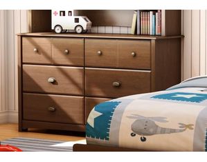 South Shore Willow Dresser in Sumptuous Cherry