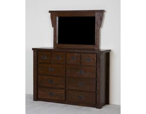 Viking Log Furniture Barnwood 10 Drawer Chesser