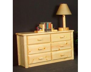 Viking Log Furniture Northwoods 6 Drawer Dresser