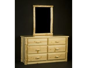 Viking Log Furniture Wilderness 6 Drawer Dresser