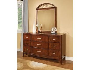 Wynwood Cypress Pointe Dresser in Warm Chestnut  Finish