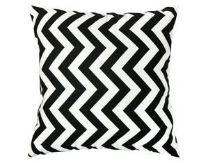 Toss Pillows Set of Two - Zig Zag - Village Black
