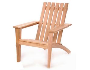 All Things Cedar Western Red Cedar Adirondack Easybac Chair - Fast FREE FedEx Shipping!