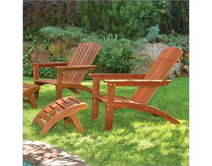 Eden Outdoor Living Islander Adirondack Armchair - Fast FREE FedEx Shipping!