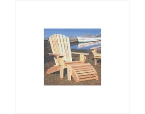 Rustic Natural Cedar Furniture Oversized Adirondack Chair - Fast FREE FedEx Shipping!