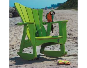 Uwharrie Chair Wave Rocker Adirondack Chair - Fast FREE FedEx Shipping!