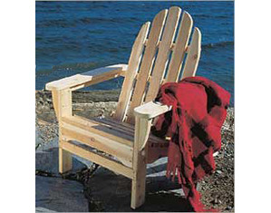 Rustic Natural Cedar Adirondack 404 Chair