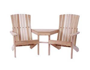All Things Cedar Athena Tete de Tete Adirondack Set