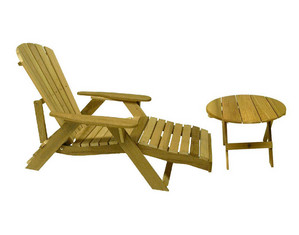 Bear Chair Chaise Lounge Kit with Side Table