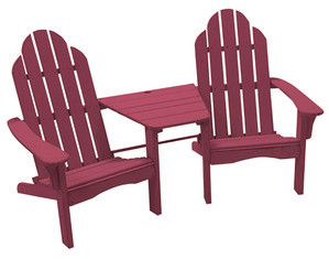 Great American Woodies Cottage Classic Adirondack Tete-A-Tete
