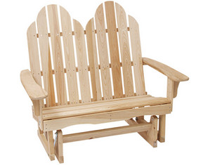 Great American Woodies Cypress Adirondack Glider