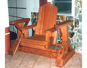 Old Growth Again 5 foot Glider Porch Swing