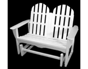 Polywood Adirondack Glider Bench