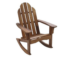 Great American Woodies Vintage High Back Adirondack Rocker