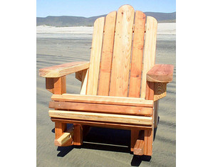 Old Growth Again Adirondack Rocking Chair