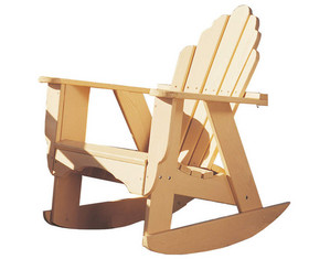 Uwharrie Keep America Beautiful Adirondack Rocker - Fast FREE FedEx Shipping!