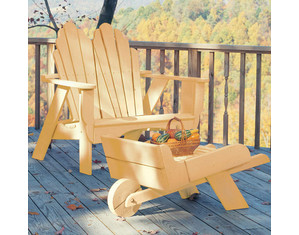 Uwharrie Fanback Two Seater Adirondack Settee