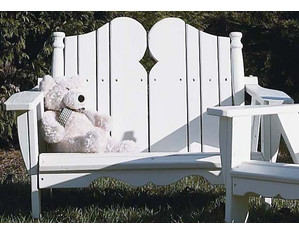Uwharrie Nantucket Kid's Two Seater Adirondack Settee - Fast FREE FedEx Shipping!