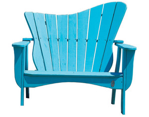 Uwharrie Wave Adirondack Settee