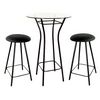 Save  on Moderno 30 inch Table and Backless Swivel Stool at The Bistro Set Superstore