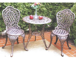 Oakland Living Mississippi 3-Piece Bistro Set - Fast FREE FedEx Shipping!