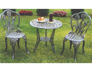 Oakland Living Tulip 3-Piece Bistro Set - Fast FREE FedEx Shipping!