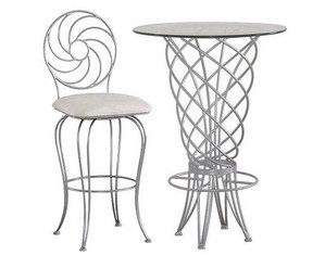 Serra Design 24 inch Spiral Swivel Bistro Bar Set - Fast FREE FedEx Shipping!